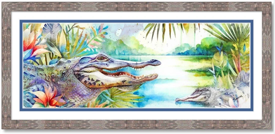 Alligator Alley — Artwork by Jeffrey A. Moore
